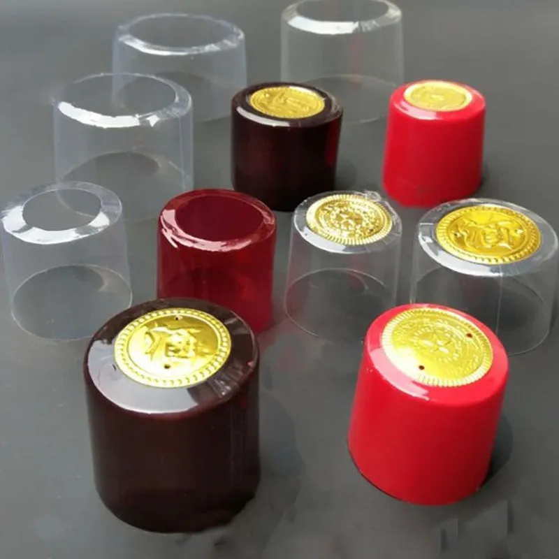 Shrink Wrap Pvc - 100X PVC Wine Bottle Shrink Film