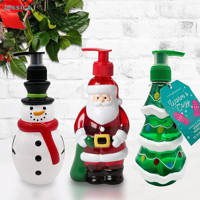 Soap Making Jug - ♥Christmas Theme Soap Dispenser Santa/Tree/Snowman Shaped