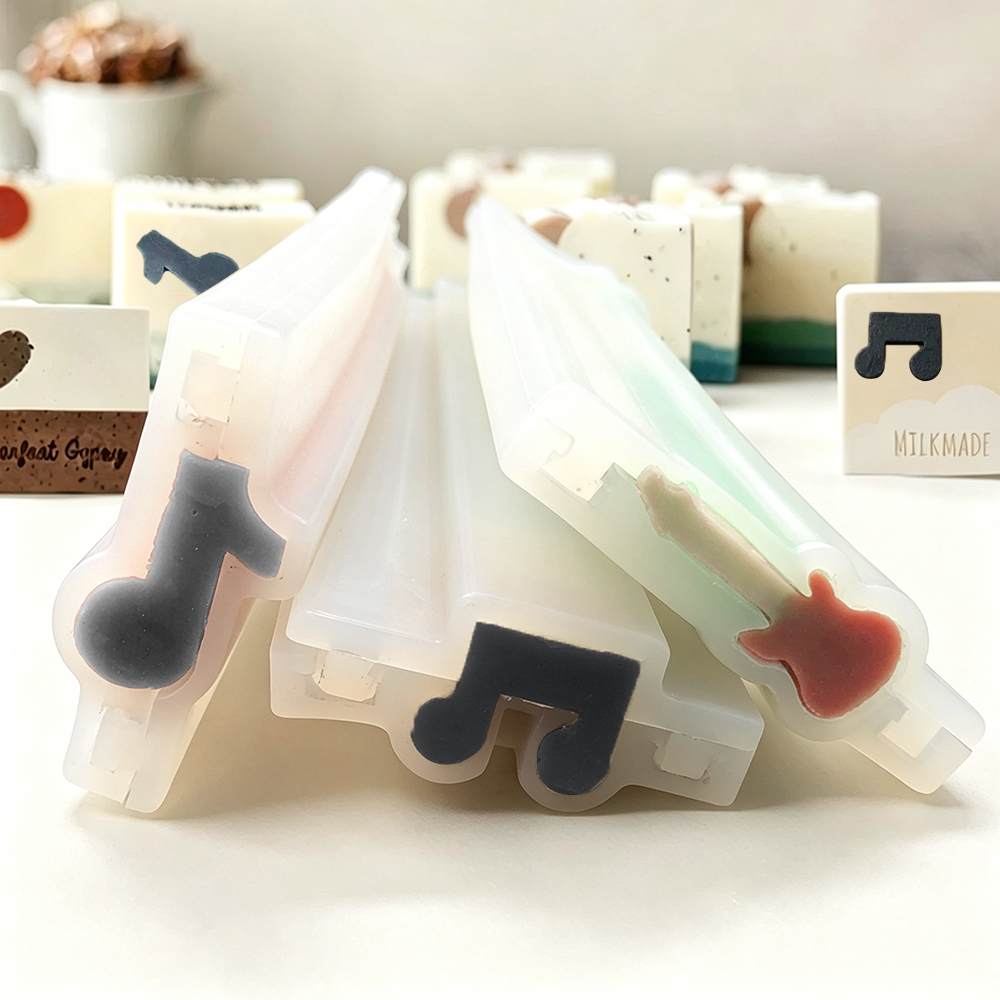 Soap Making Cold Process - Guitar Violin Tube Soap Mold Music