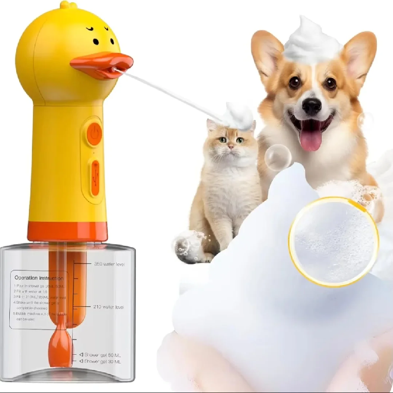 Soap Making Machine At Home - Cute Duck Pet Cleaning Bathing Electric