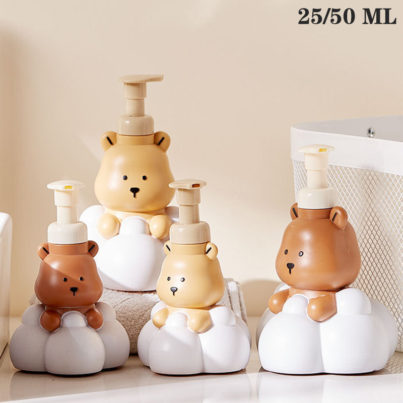 Soap Making Machine At Home - Cartoon Cloud Bear Foaming Soap Dispenser