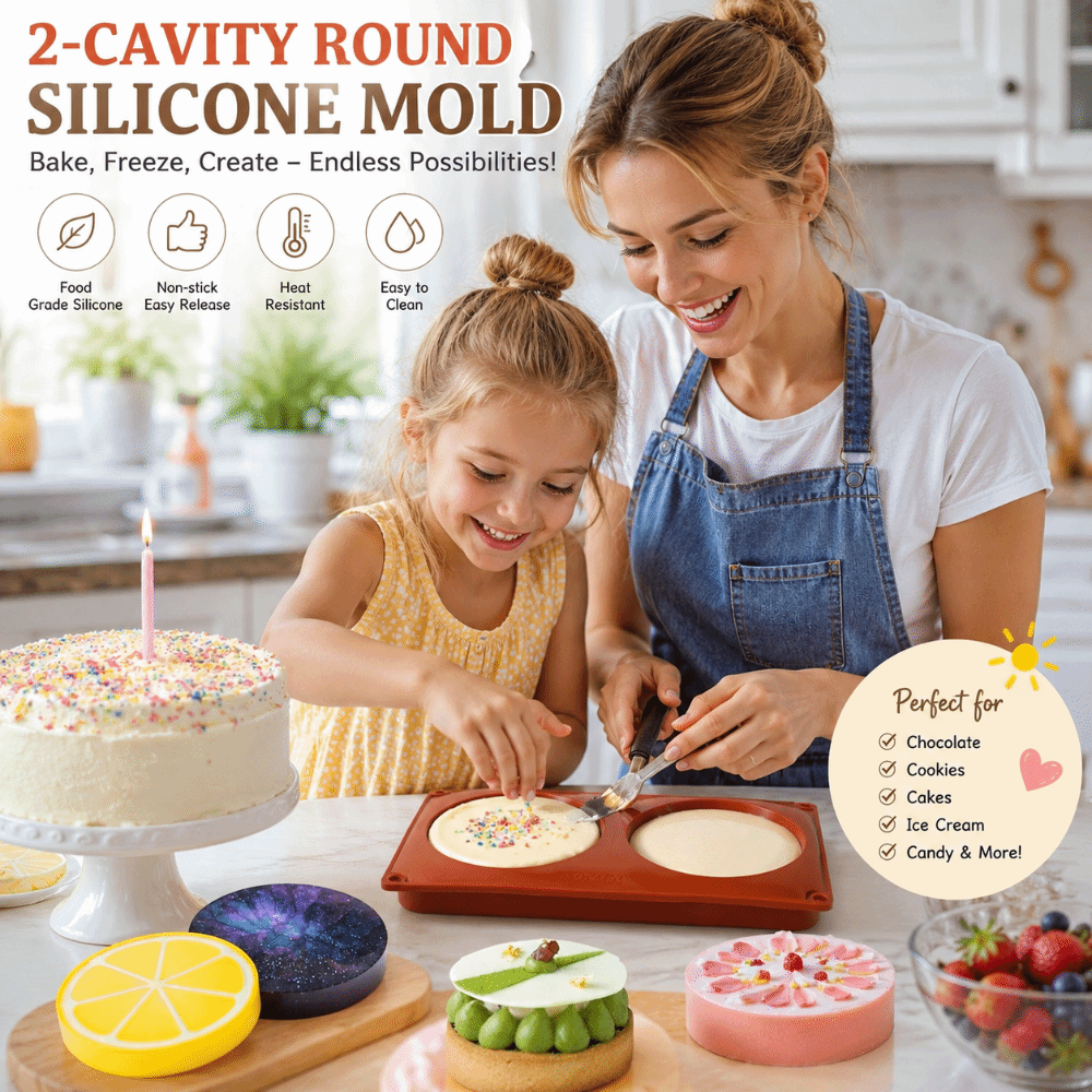 Soap Making Workshop - Cylinder Shaped Silicone Baking Mold Large