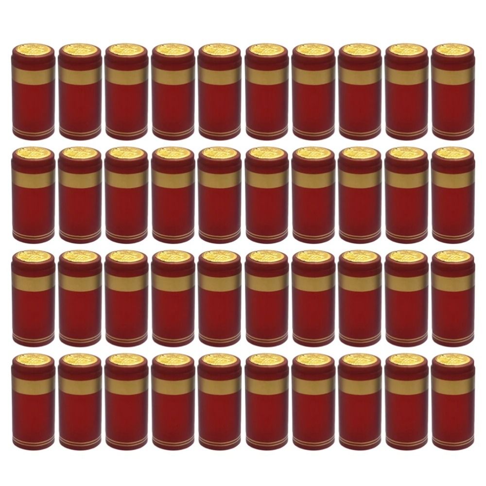 Shrink Wrap Pvc - 100Pcs PVC Wine Heat Shrinkable Cap