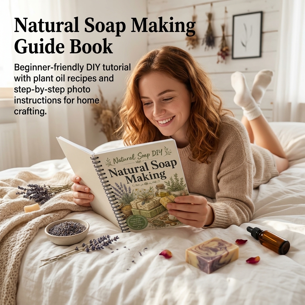 Soap Making Recipes Free - Natural Soap Making Guide-Book, Paper DIY