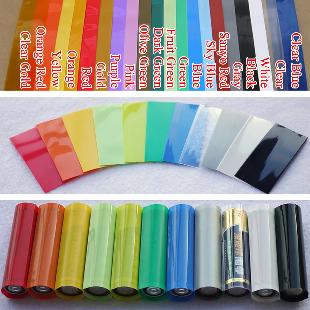 Shrink Wrap Pvc - 25~500pcs AA / AAA/18650/21700/26650 Battery PVC