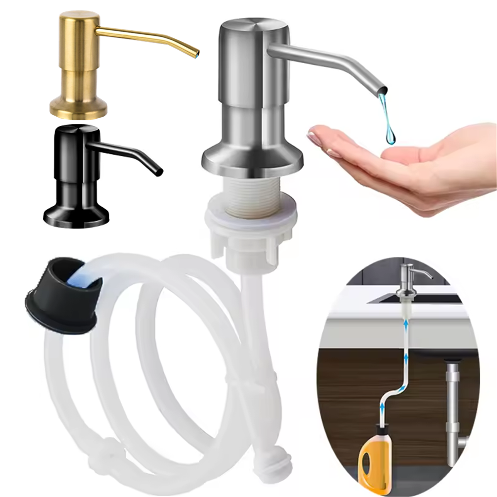 Soap Making Machine At Home - Stainless Steel Kitchen Sink Soap Dispenser