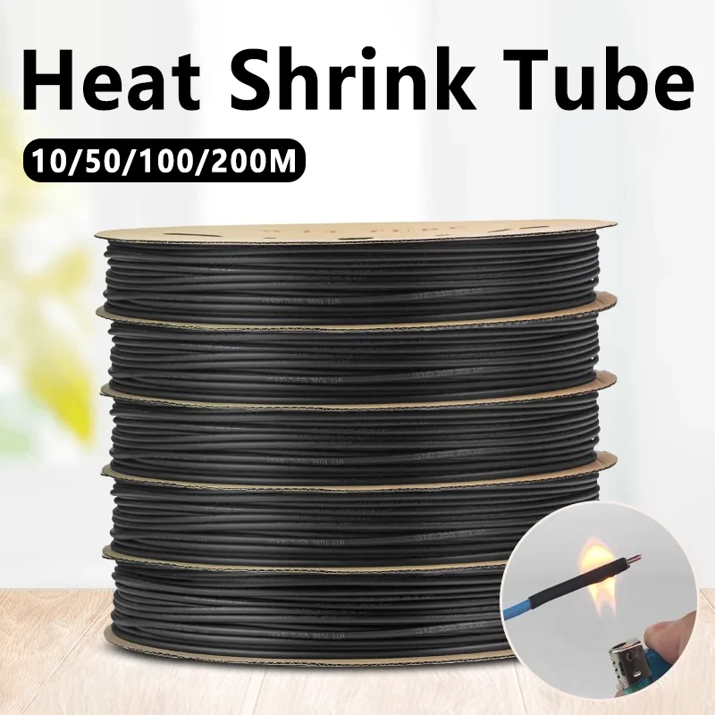 Shrink Wrap Pvc - 100 Meters/10M 3:1 Heat Shrink Tube