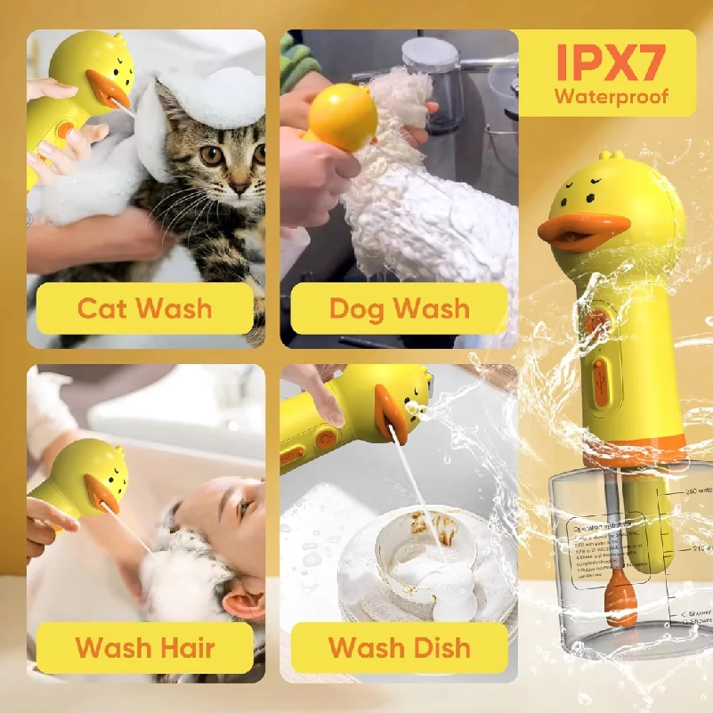 Cute Duck Pet Cleaning Bathing - Soap Making Machine At Home recension och pris