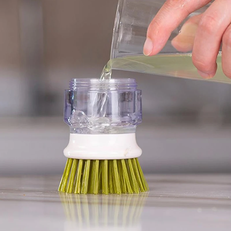Soap Dispenser Palm Dish Brush - Soap Making Base recension och pris