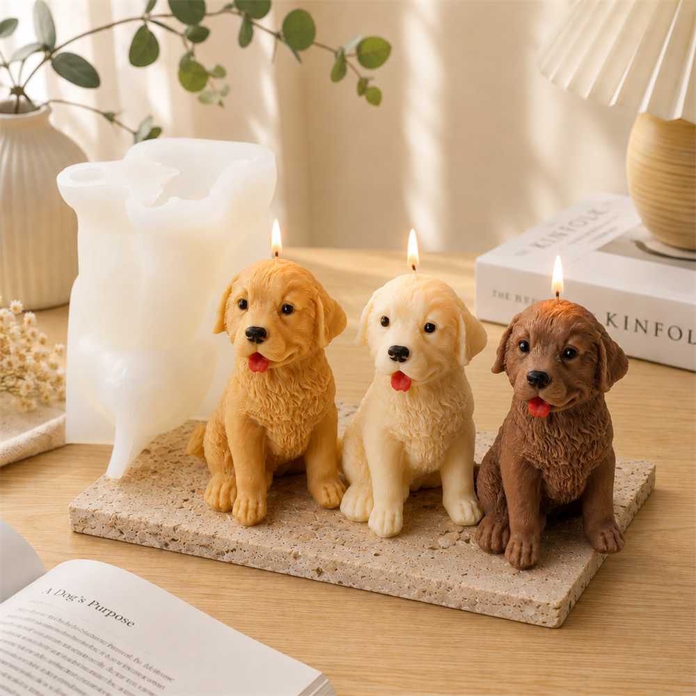 Golden Retriever Silicone Cand - Soap Making Gifts recension och pris