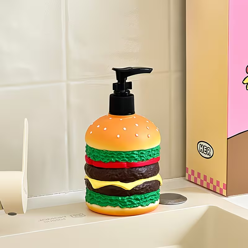 Cute hamburger shaped press-ty - Soap Making Jug recension och pris