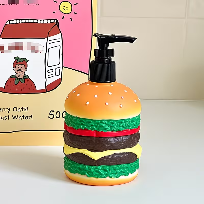 Cute hamburger shaped press-ty - Soap Making Jug recension och pris