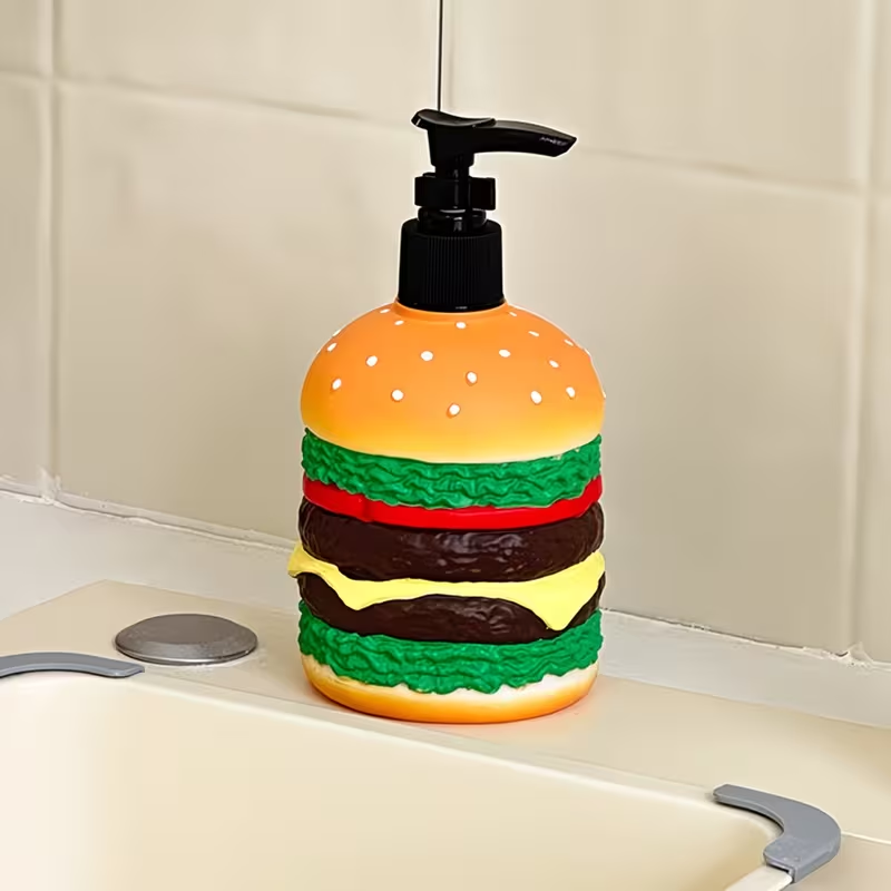Cute hamburger shaped press-ty - Soap Making Jug recension och pris