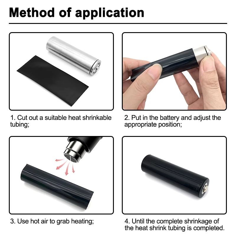Width 30mm 35 45 50 60 ~110mm  - Shrink Wrap Pvc recension och pris