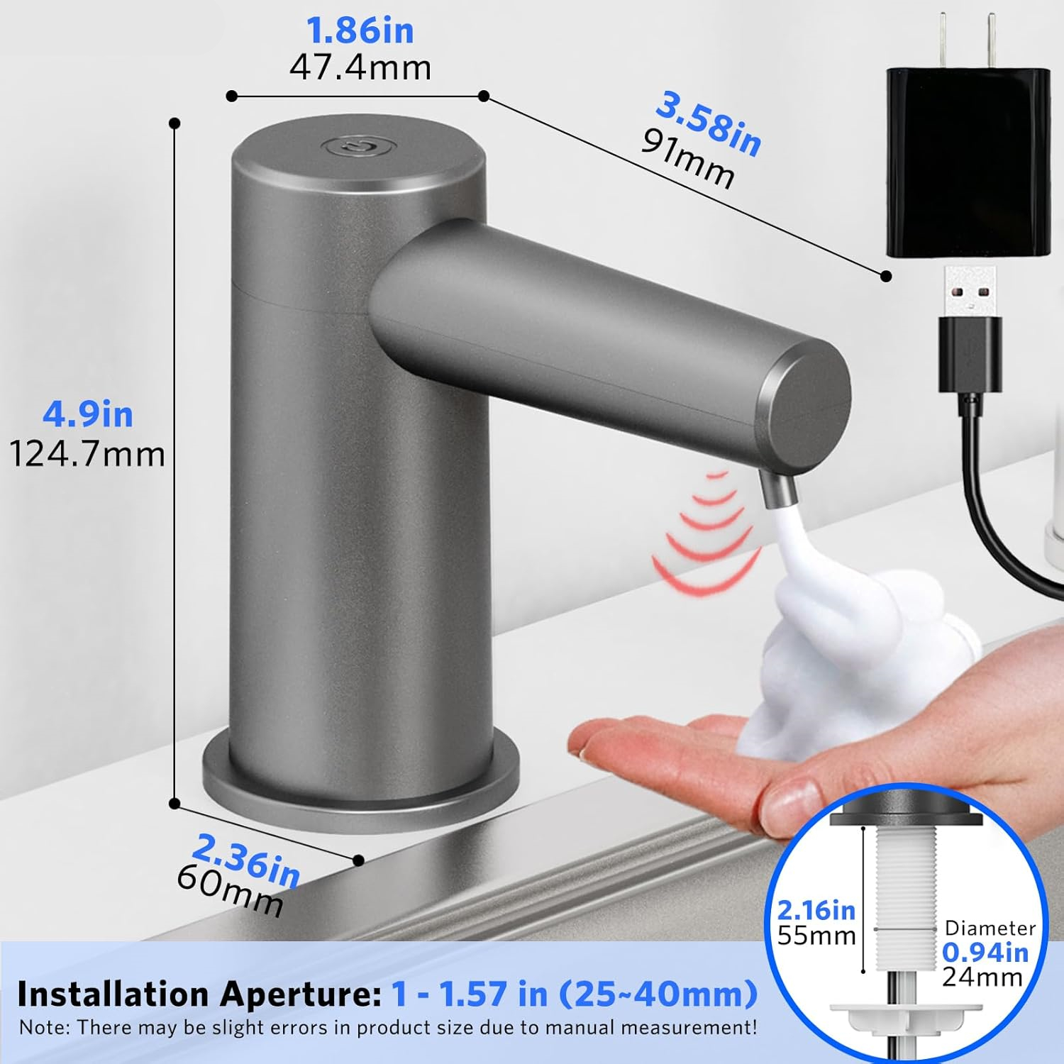 Smart Automatic Soap Dispenser - Soap Making Machine At Home recension och pris