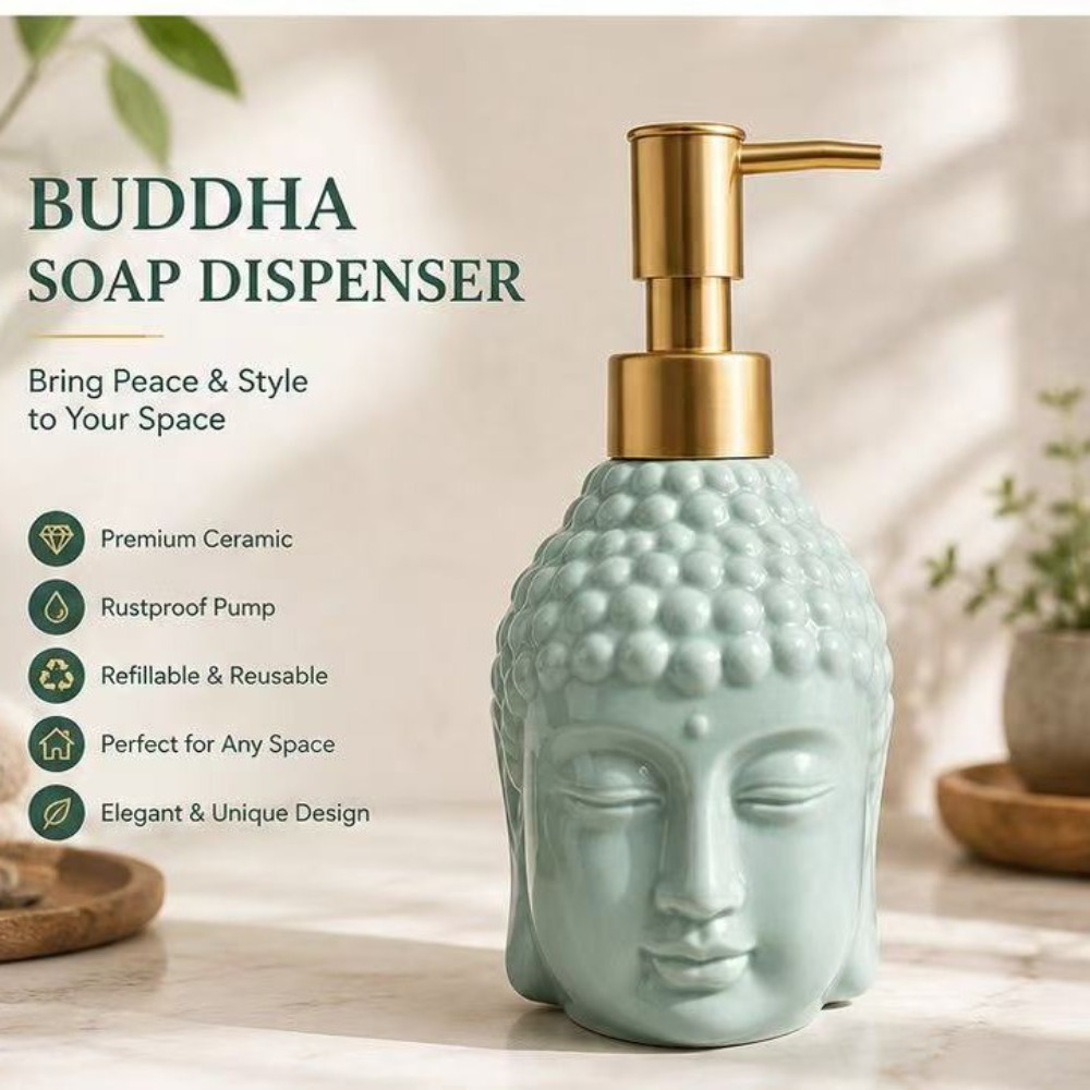 Ceramic Soap Dispenser Zen Med - Soap Making Jug recension och pris
