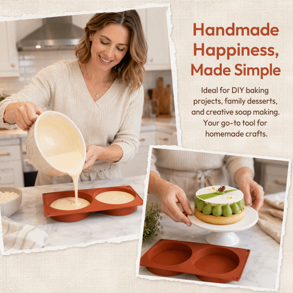 Cylinder Shaped Silicone Bakin - Soap Making Workshop recension och pris