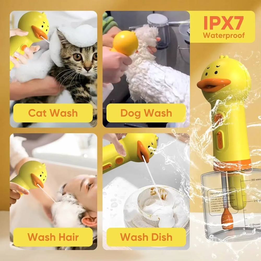 Cute Duck Pet Cleaning Machine - Soap Making Machine At Home recension och pris
