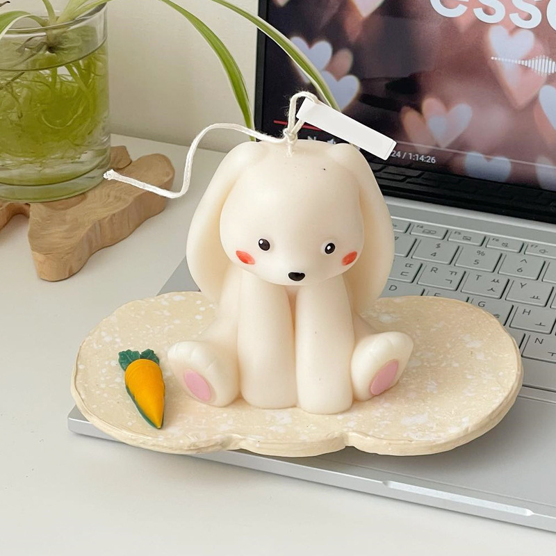 Sitting Rabbit Silicone Candle - Soap Making Gifts recension och pris