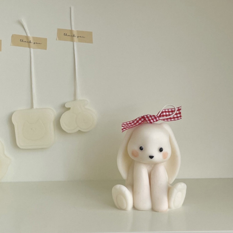 Sitting Rabbit Silicone Candle - Soap Making Gifts recension och pris