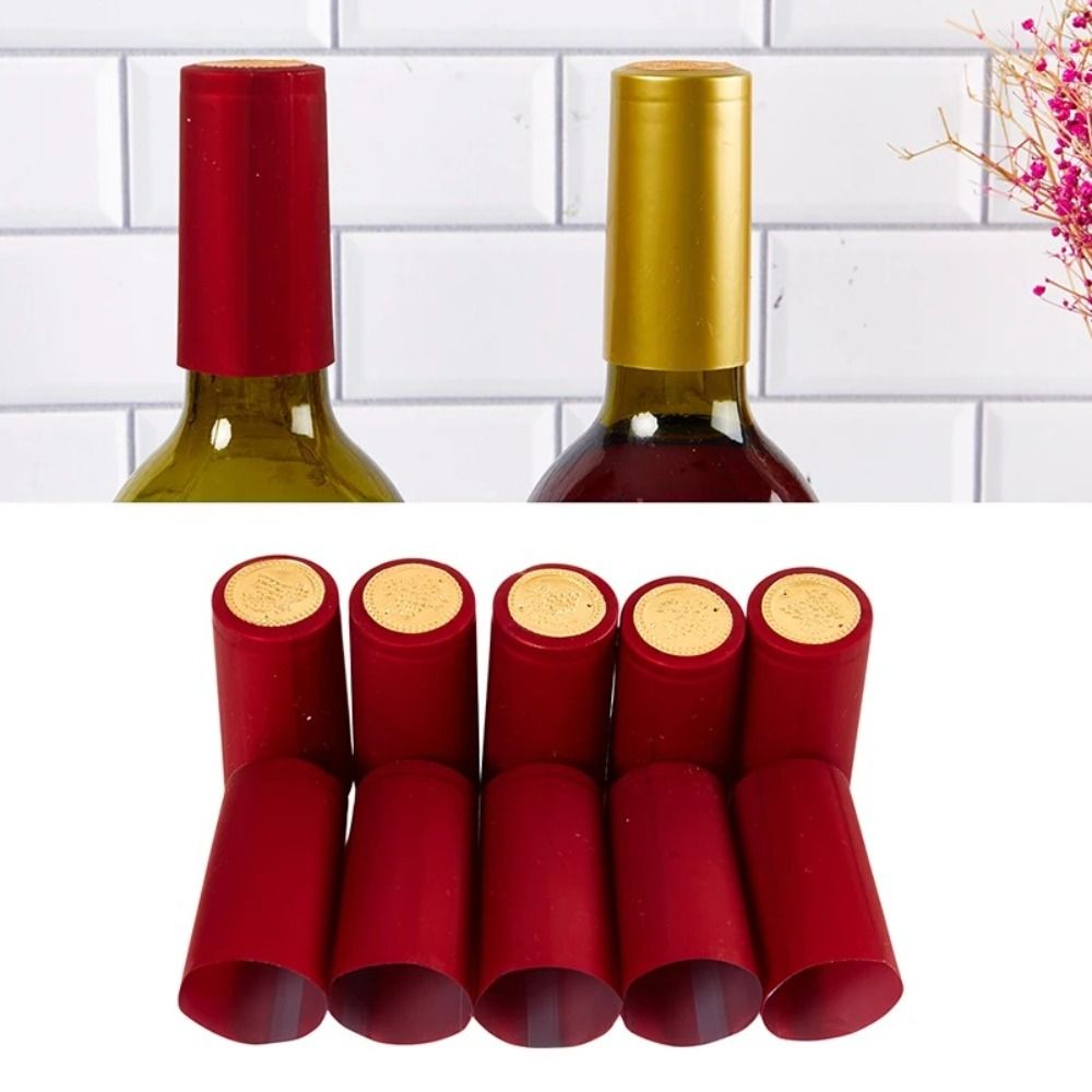 100Pcs PVC Wine Heat Shrinkabl - Shrink Wrap Pvc recension och pris