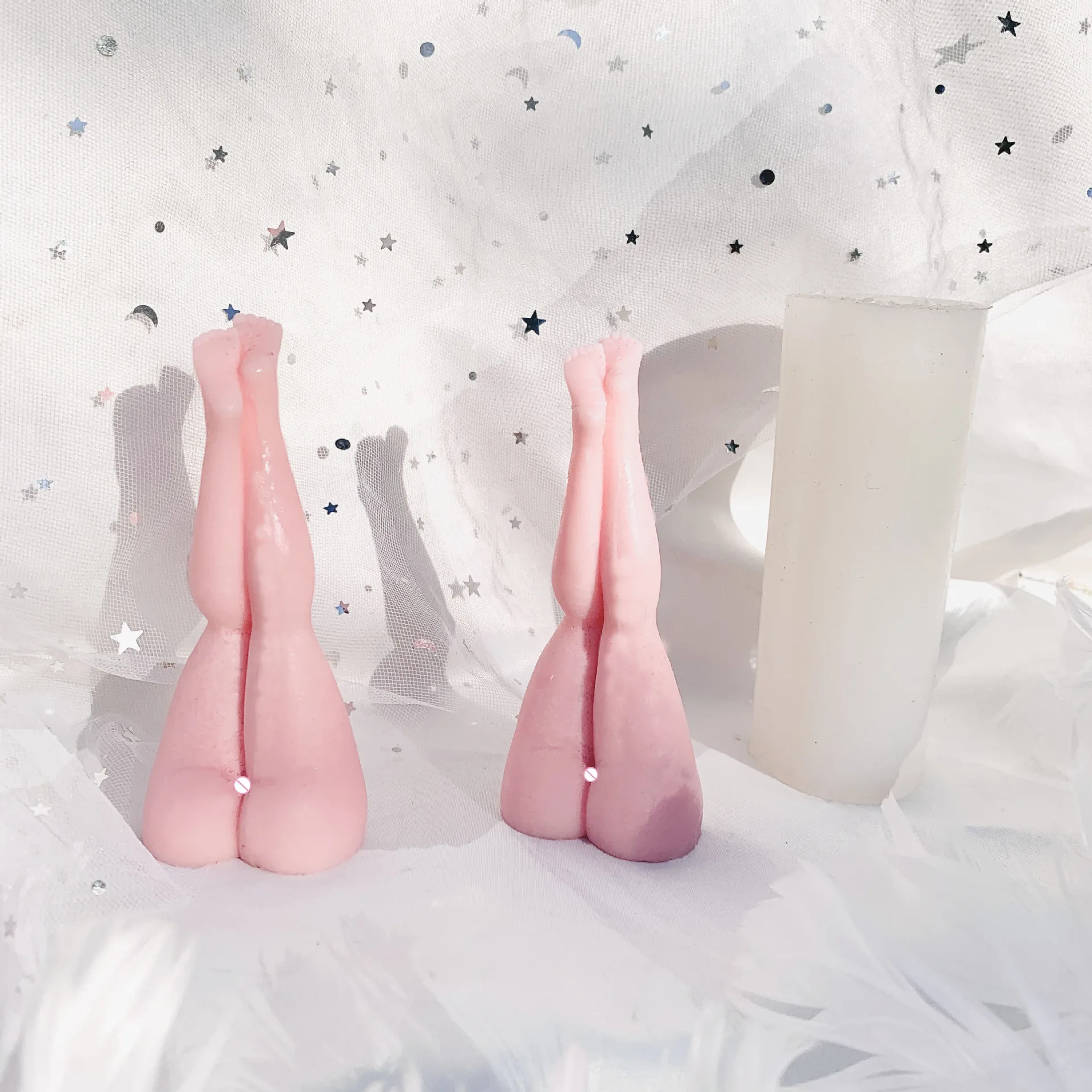 DIY Woman 3D Sexy Legs Candle  - Soap Making Gifts recension och pris