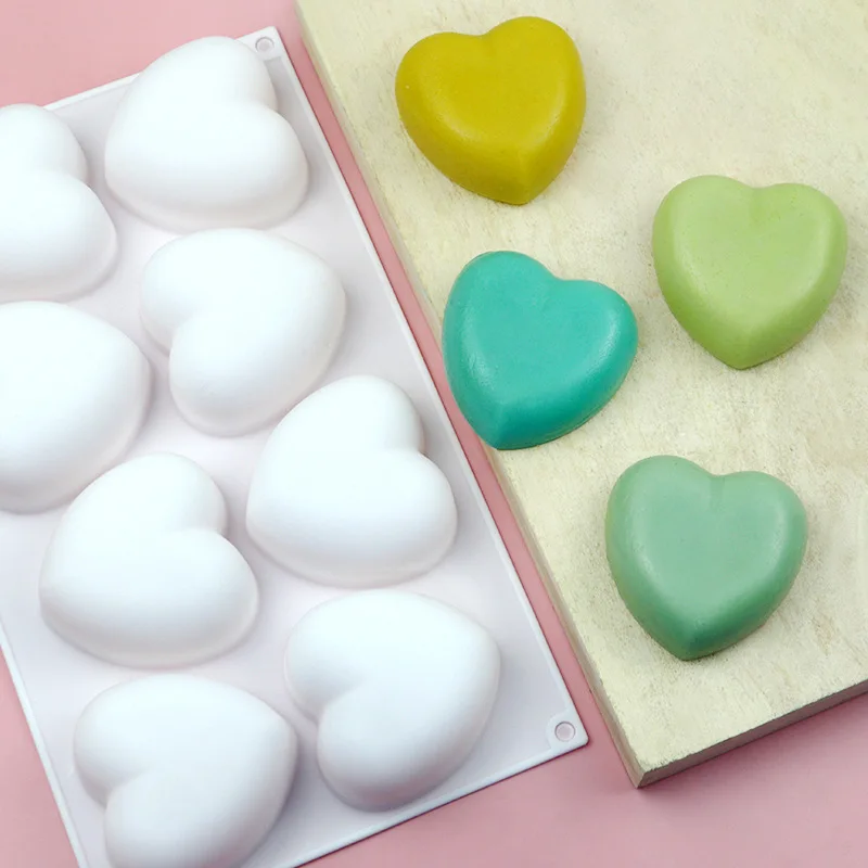 Love Heart Silicone Soap Mold  - Soap Making Workshop recension och pris