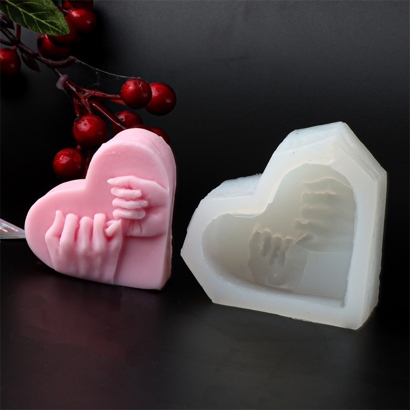 Heart Shaped Rose Silicone Soa - Soap Making Gifts recension och pris