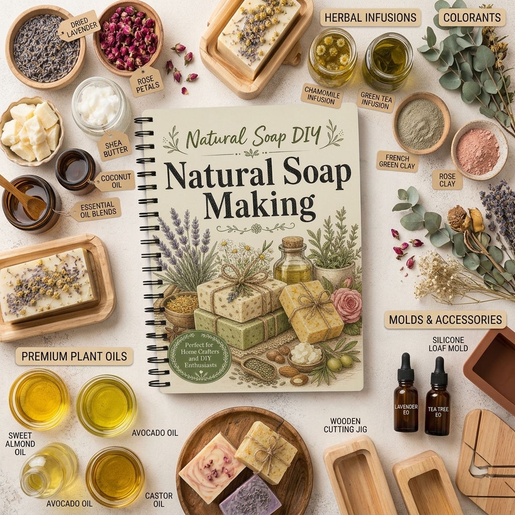 Natural Soap Making Guide-Book - Soap Making Recipes Free recension och pris