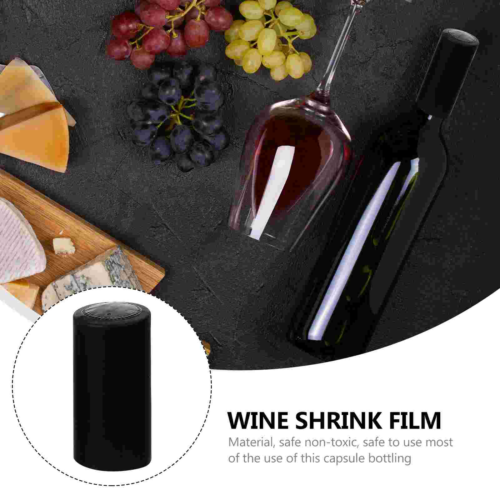 50Pcs Bottle Heat Shrink Capsu - Shrink Wrap Pvc recension och pris