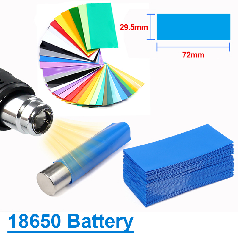 25~500pcs AA / AAA/18650/21700 - Shrink Wrap Pvc recension och pris