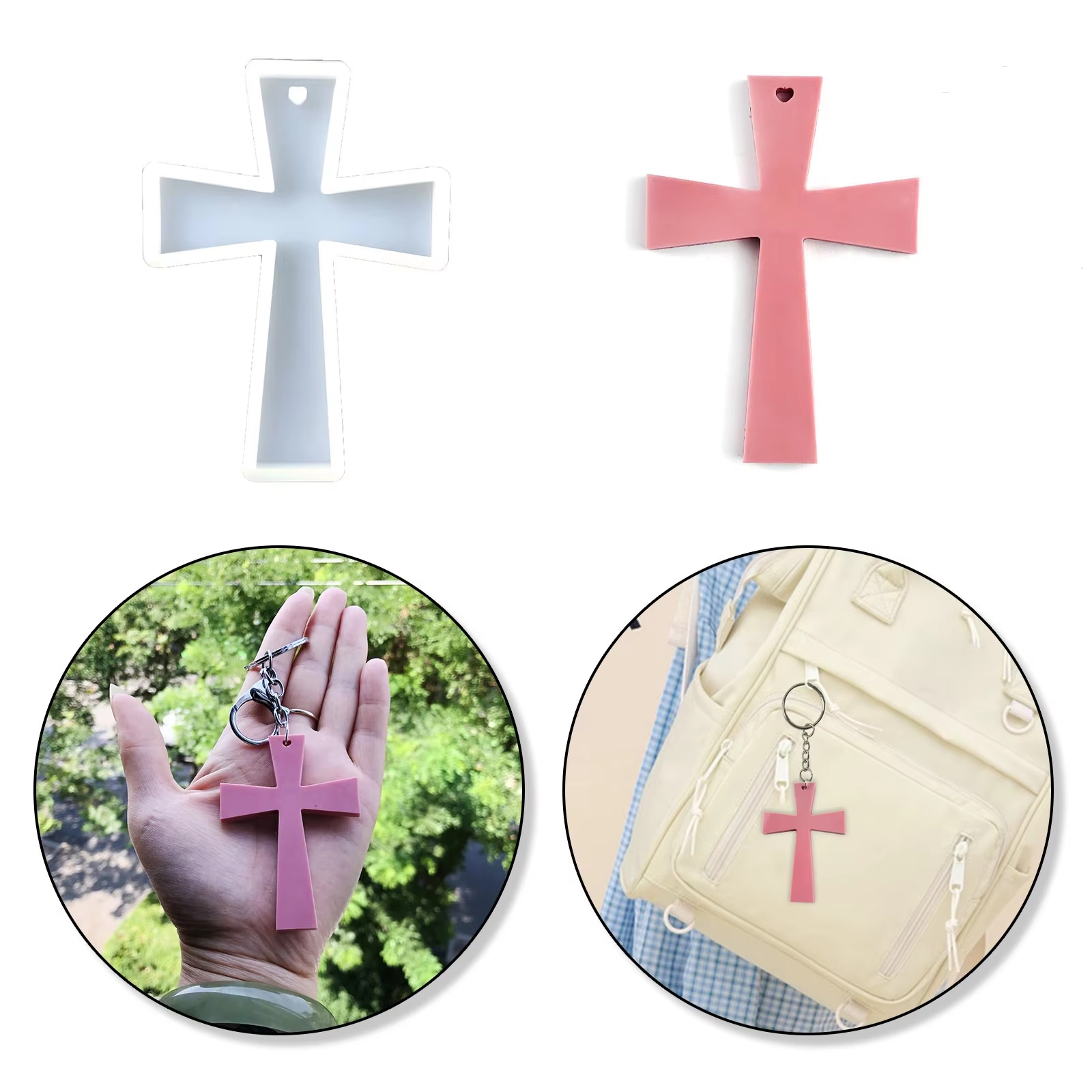Silicone Mold Blessing Cross D - Soap Making Raw Material recension och pris