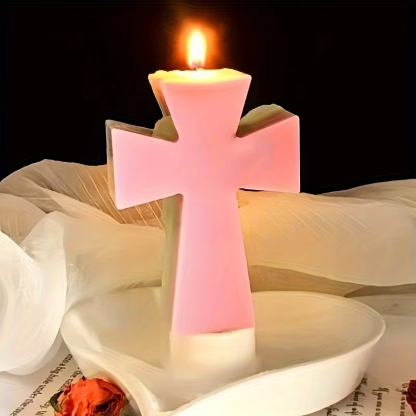 Silicone Mold Blessing Cross D - Soap Making Raw Material recension och pris