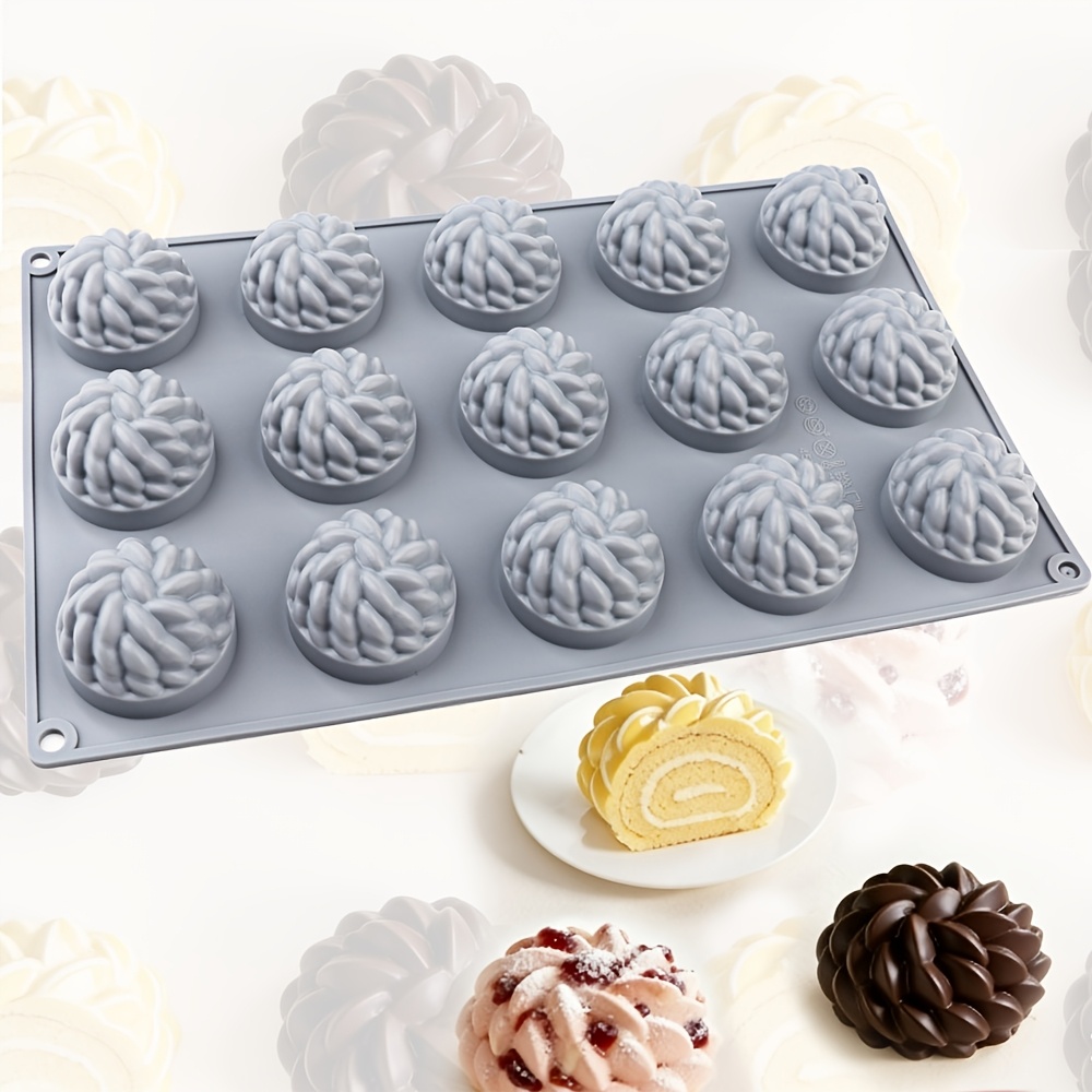 1Pc Cake Mold Santa Ana Floral - Soap Making Raw Material recension och pris