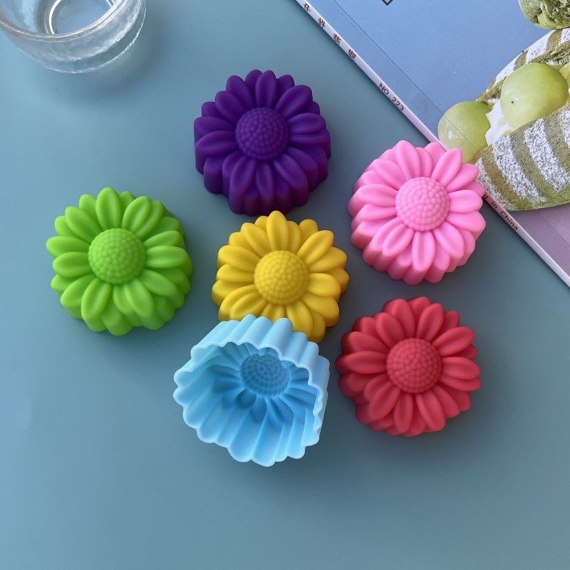 6 Pcs Set Non-Stick Flower Des - Soap Making Workshop recension och pris