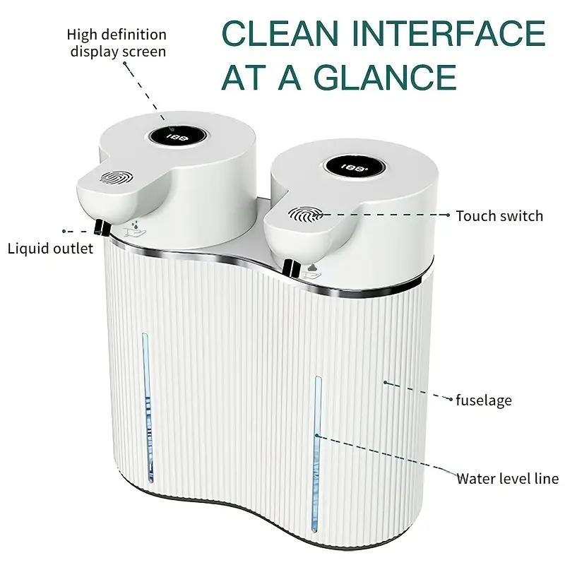 Double-Head Touchless Foam/Gel - Soap Making Machine At Home recension och pris