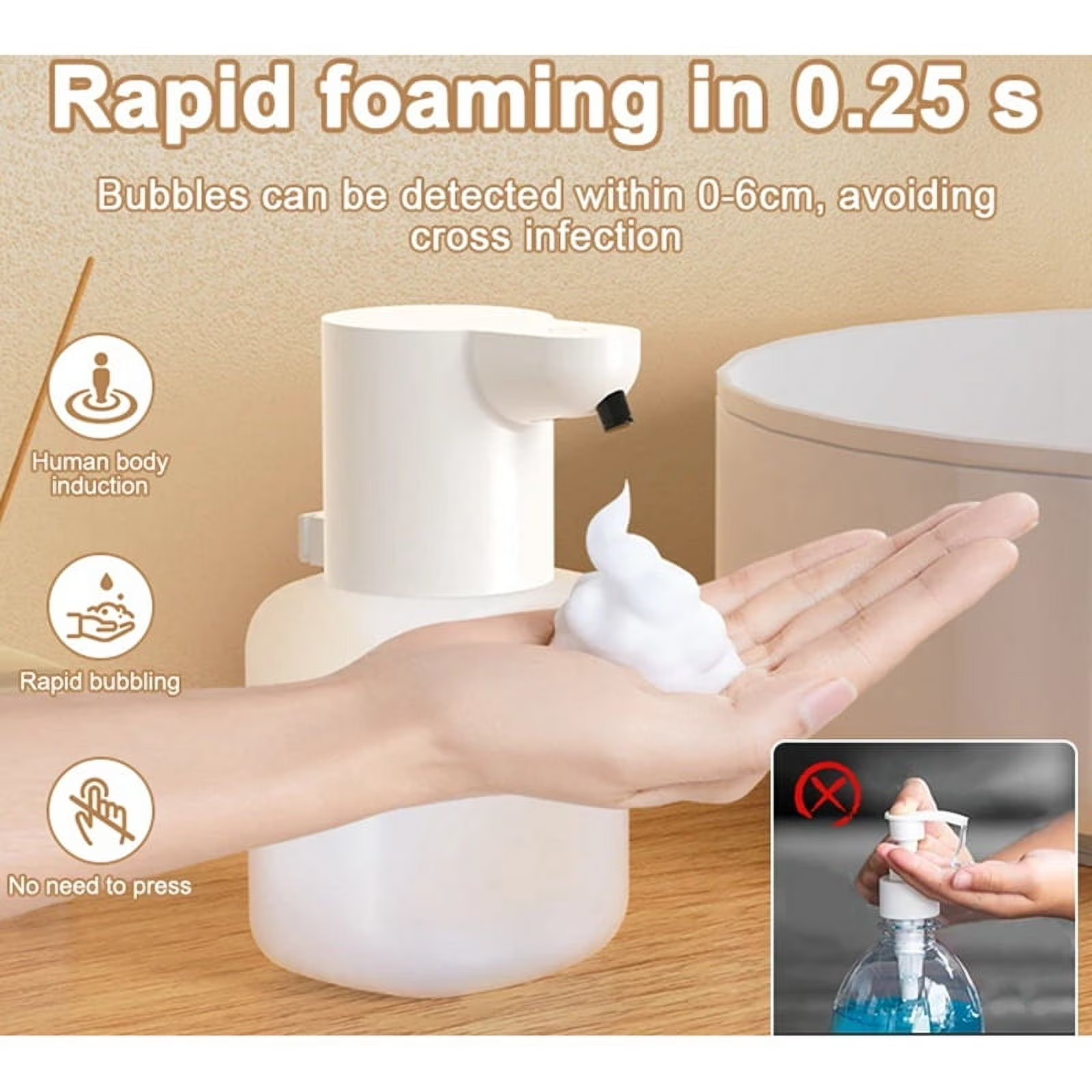 500ML P6 Large Capacity Contac - Soap Making Machine At Home recension och pris