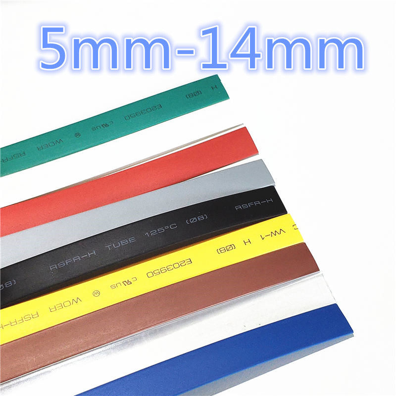 3meters/piece 2:1 7 Colors 5mm - Shrink Wrap Pvc recension och pris