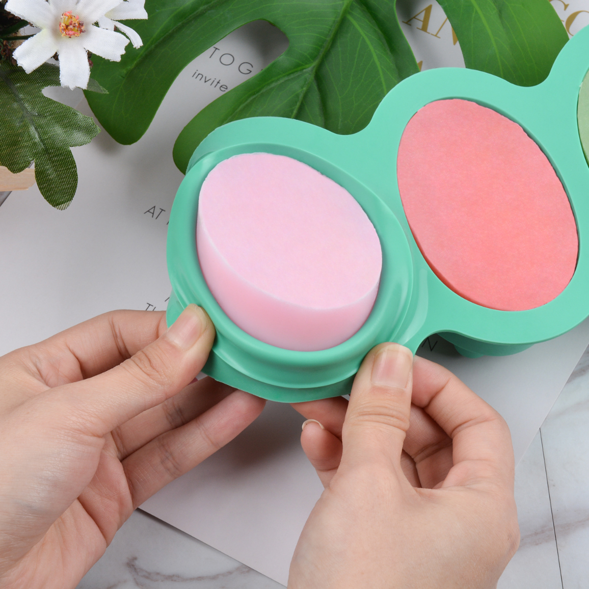 4 Hole Oval Massage Soap Silic - Soap Making Gifts recension och pris