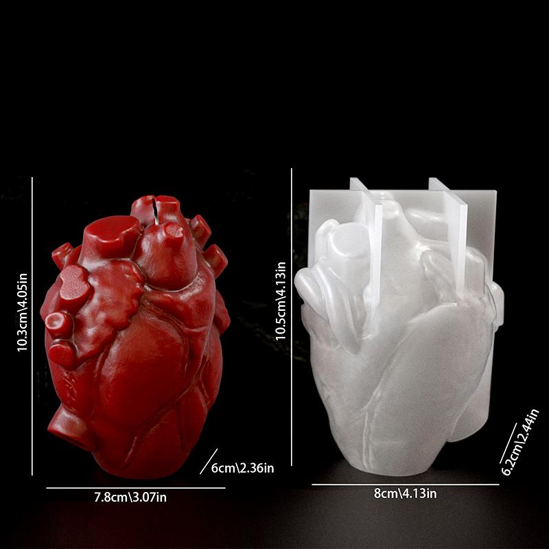 DIY Heart Shaped Candle Silico - Soap Making Gifts recension och pris