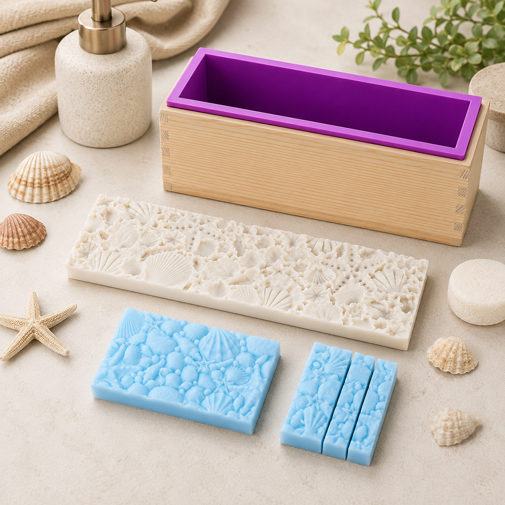 Ocean Seashell Mat Silicone So - Soap Making Cold Process recension och pris