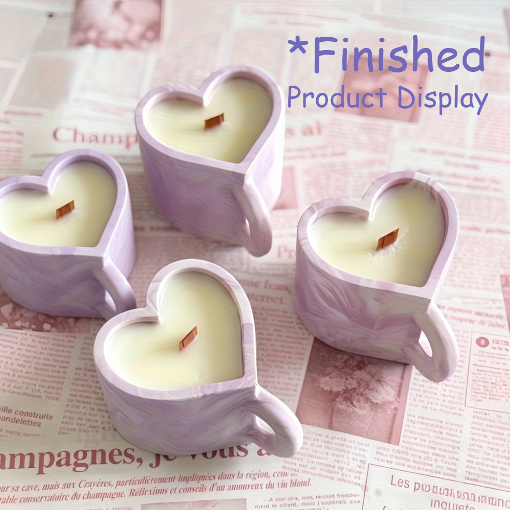 Heart Shaped Teacup Silicone M - Soap Making Jug recension och pris
