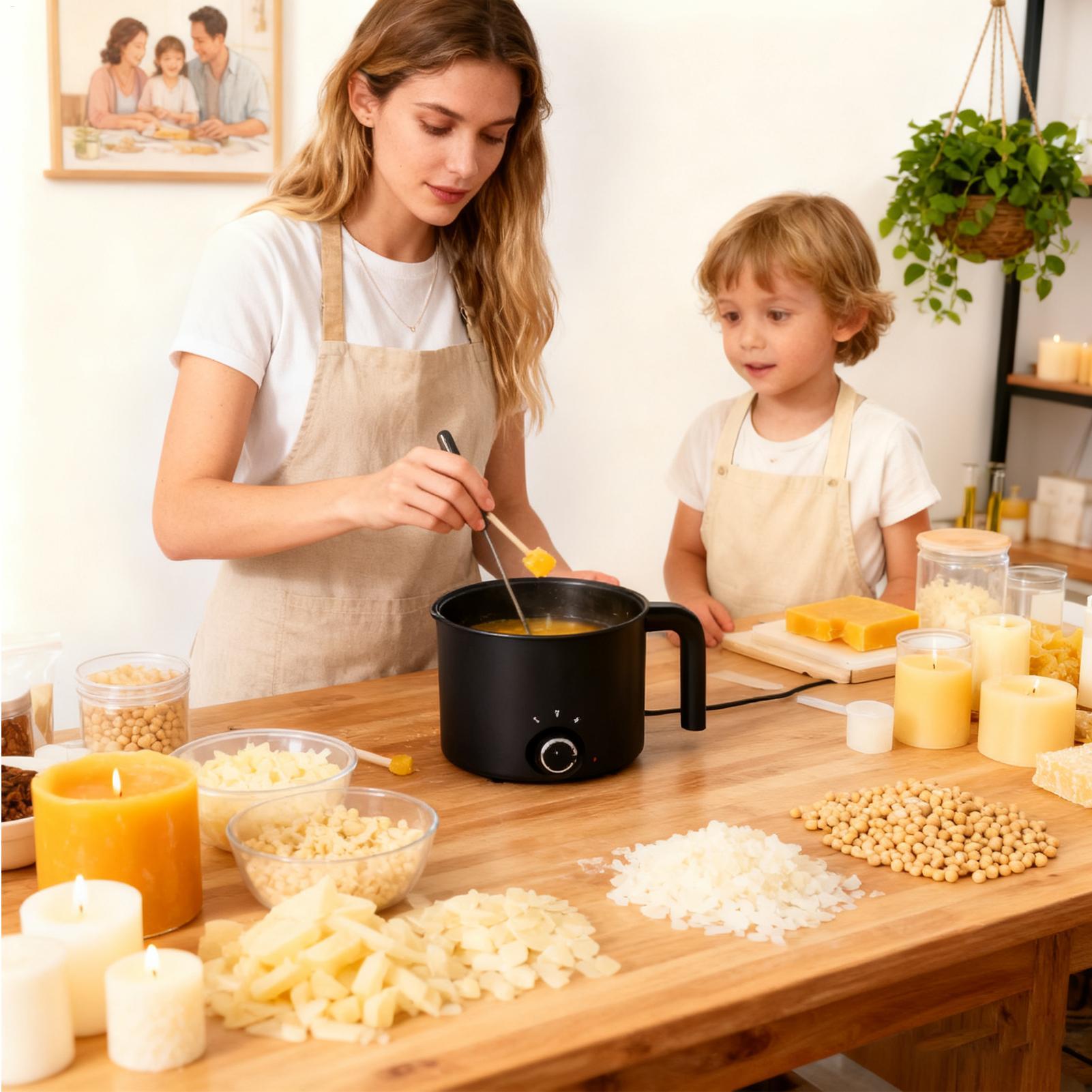 Candle Wax Melter 1.5L Electri - Soap Making Jug recension och pris