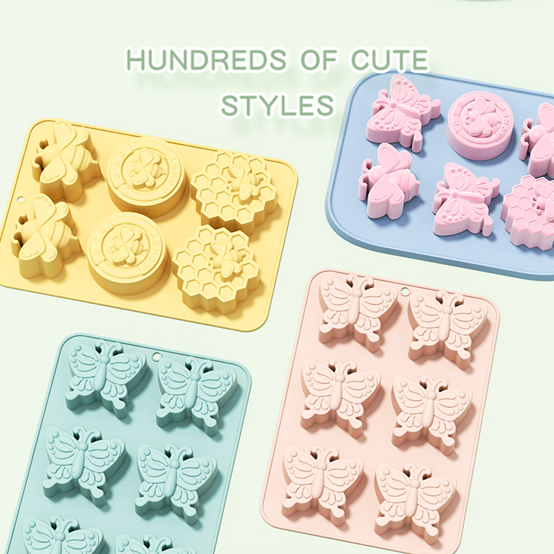 6 Hole 3D Insect Butterfly Sil - Soap Making Jug recension och pris